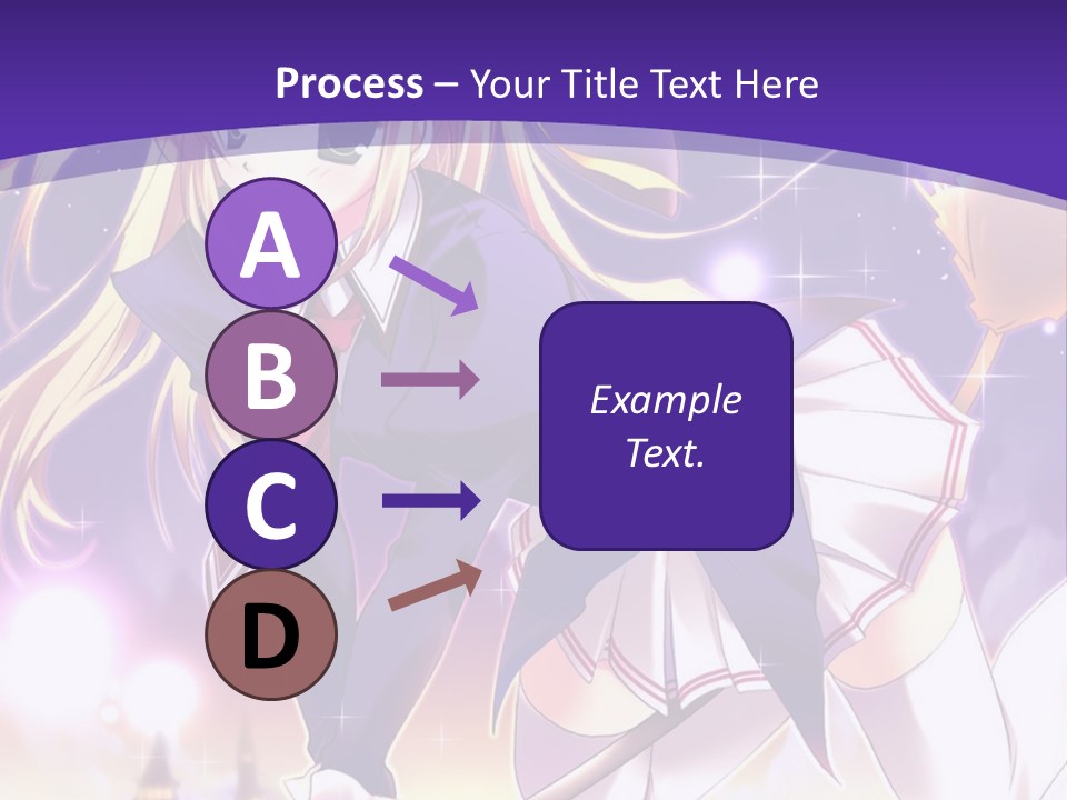 A Woman In A Witches Costume With A Broom PowerPoint Template
