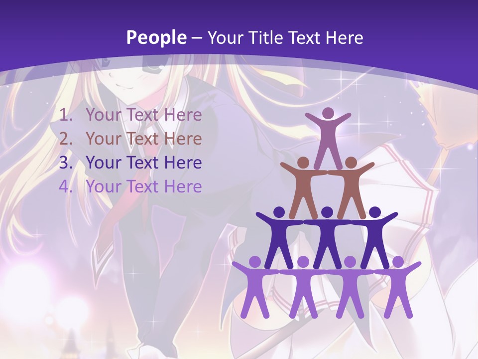 A Woman In A Witches Costume With A Broom PowerPoint Template