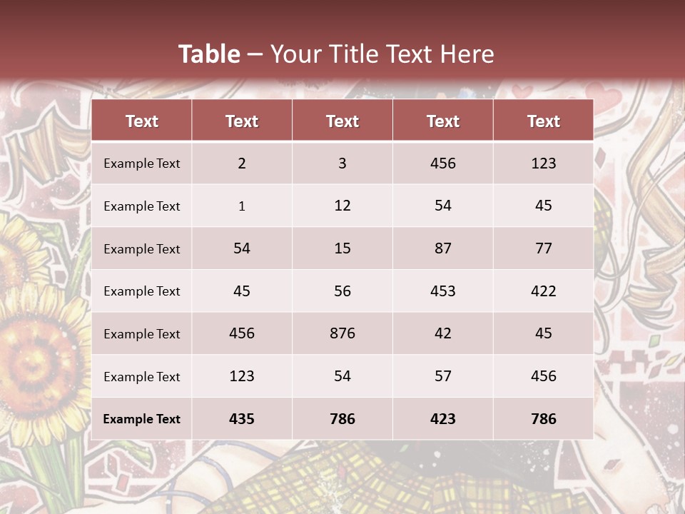 A Girl With A Flower In Her Hand And A Brick Wall In The Background PowerPoint Template