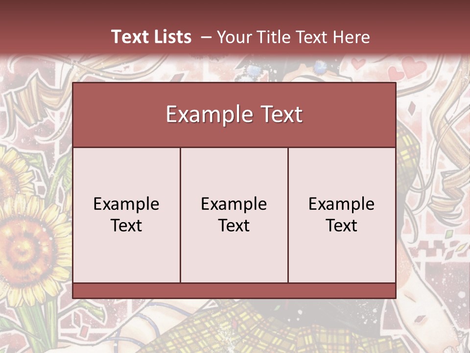 A Girl With A Flower In Her Hand And A Brick Wall In The Background PowerPoint Template