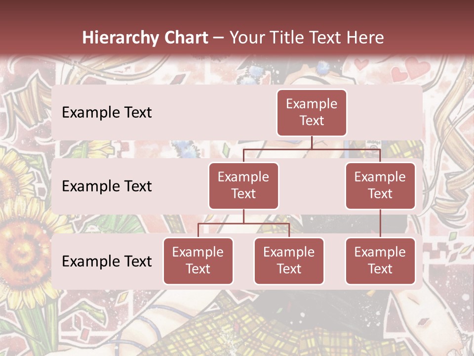 A Girl With A Flower In Her Hand And A Brick Wall In The Background PowerPoint Template