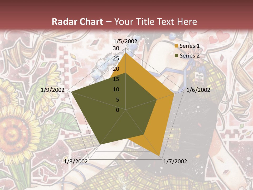 A Girl With A Flower In Her Hand And A Brick Wall In The Background PowerPoint Template