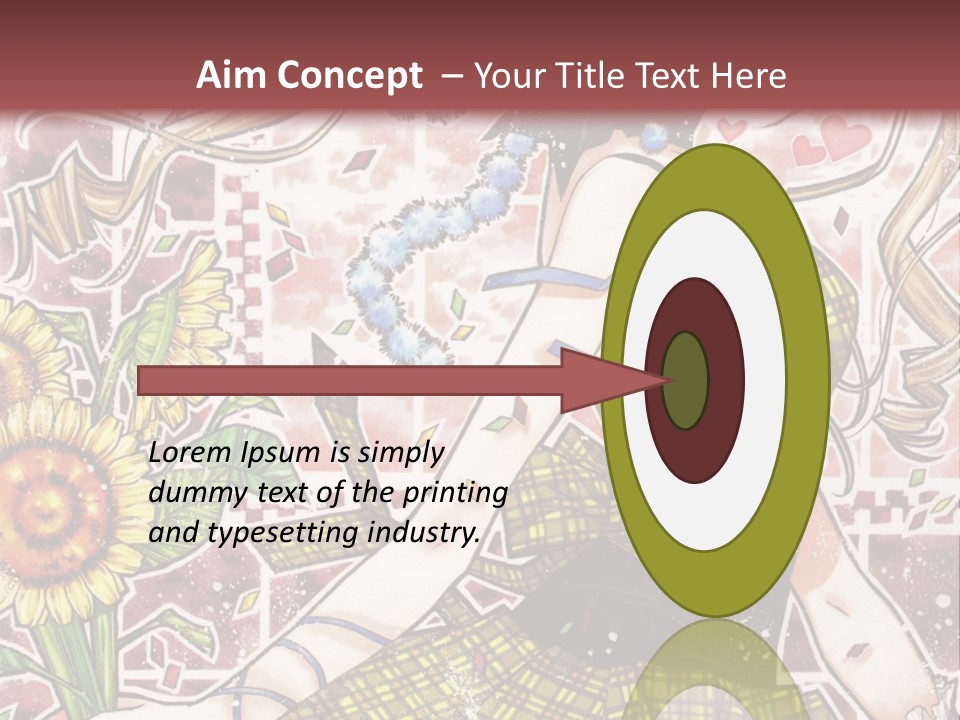 A Girl With A Flower In Her Hand And A Brick Wall In The Background PowerPoint Template