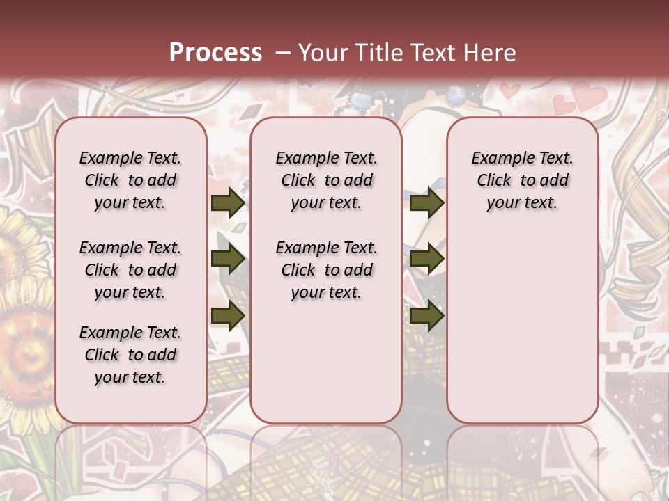 A Girl With A Flower In Her Hand And A Brick Wall In The Background PowerPoint Template