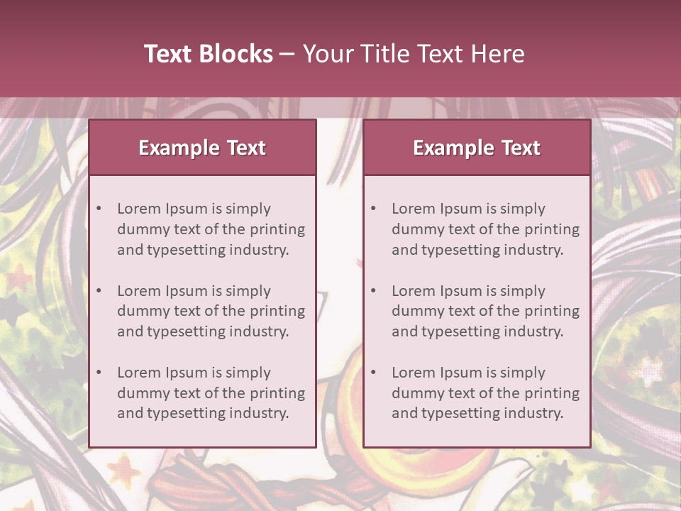 A Girl With Long Hair Holding A Crescent In Her Hand PowerPoint Template