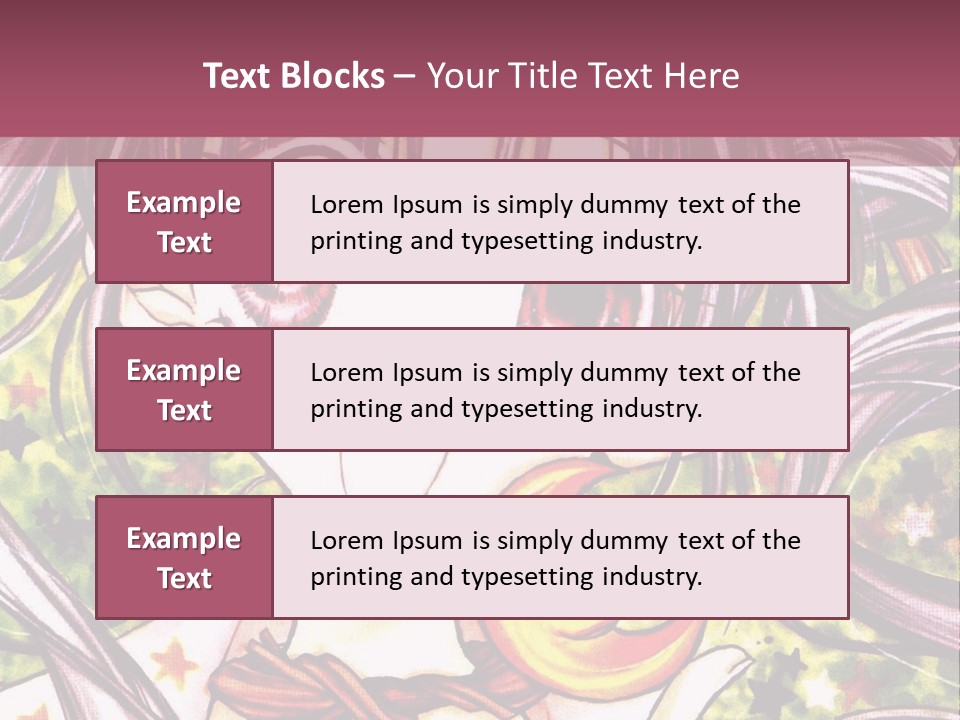 A Girl With Long Hair Holding A Crescent In Her Hand PowerPoint Template