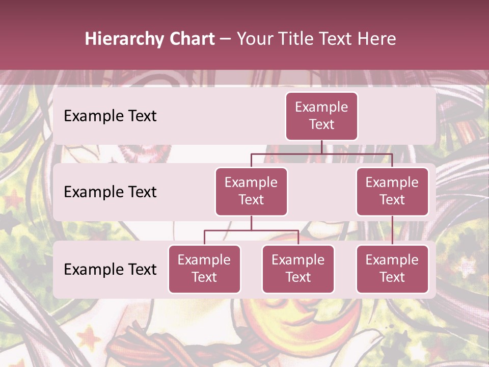 A Girl With Long Hair Holding A Crescent In Her Hand PowerPoint Template