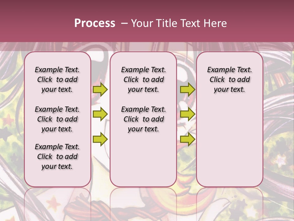 A Girl With Long Hair Holding A Crescent In Her Hand PowerPoint Template