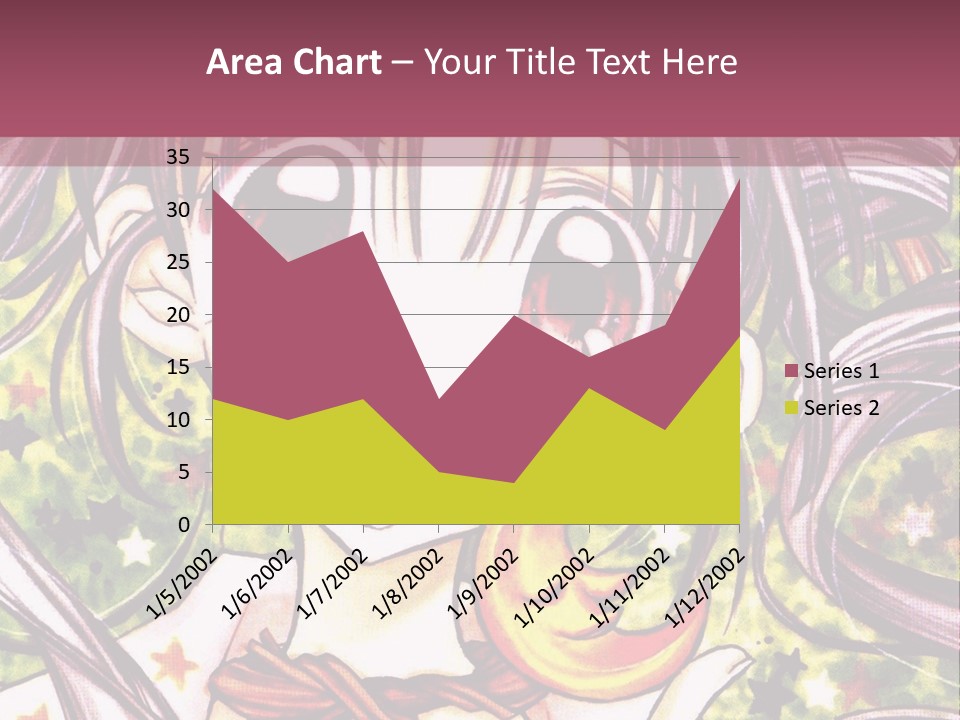 A Girl With Long Hair Holding A Crescent In Her Hand PowerPoint Template