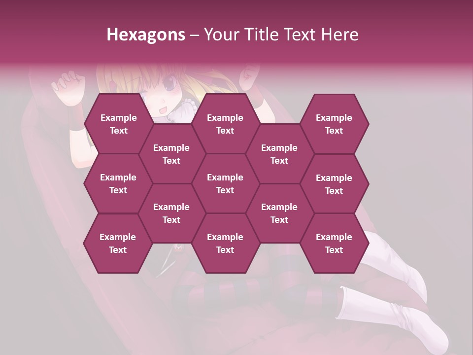 A Girl Sitting In A Chair With A Remote Control In Her Hand PowerPoint Template