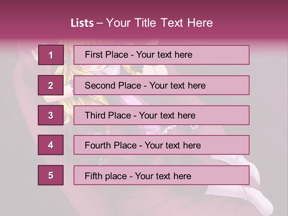 A Girl Sitting In A Chair With A Remote Control In Her Hand PowerPoint Template