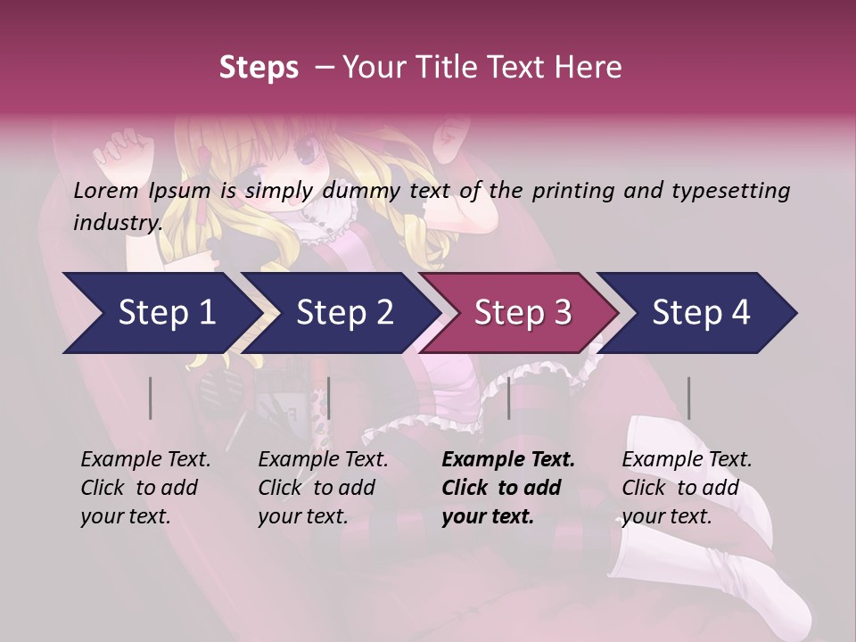 A Girl Sitting In A Chair With A Remote Control In Her Hand PowerPoint Template