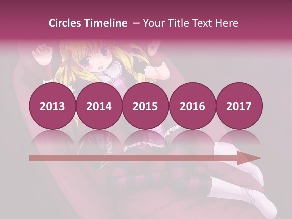 A Girl Sitting In A Chair With A Remote Control In Her Hand PowerPoint Template