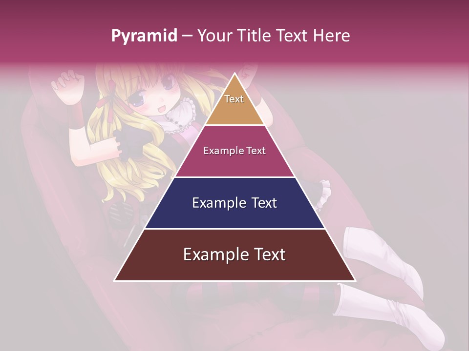 A Girl Sitting In A Chair With A Remote Control In Her Hand PowerPoint Template