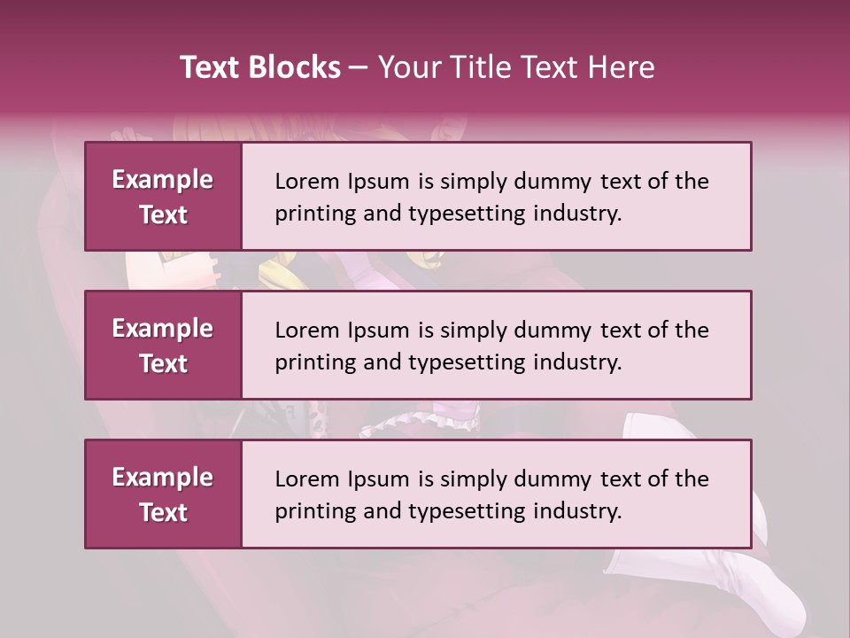 A Girl Sitting In A Chair With A Remote Control In Her Hand PowerPoint Template