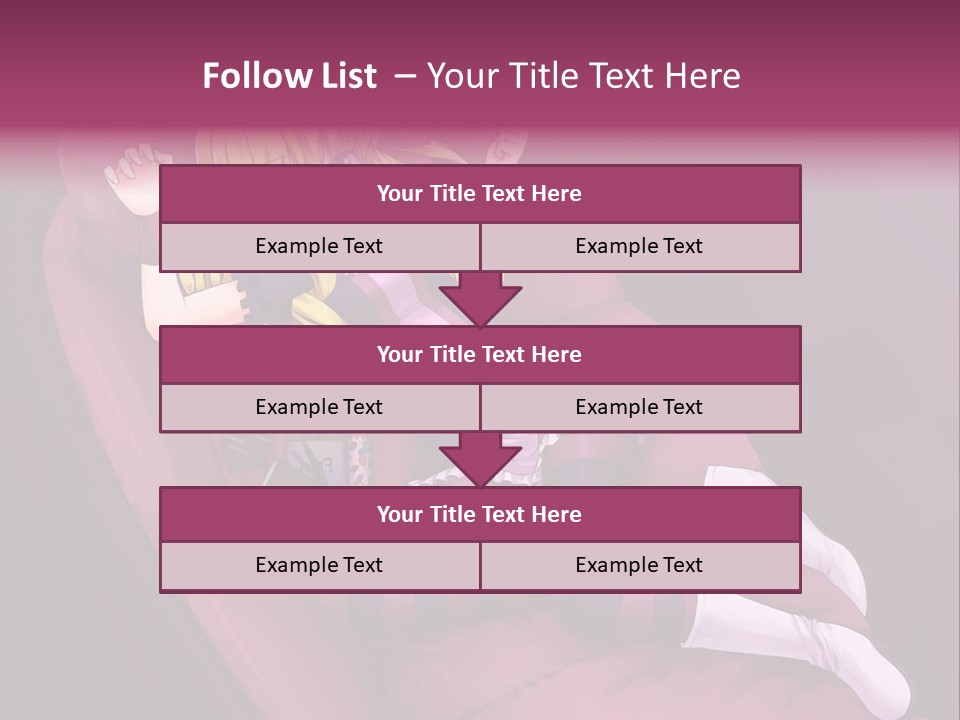 A Girl Sitting In A Chair With A Remote Control In Her Hand PowerPoint Template