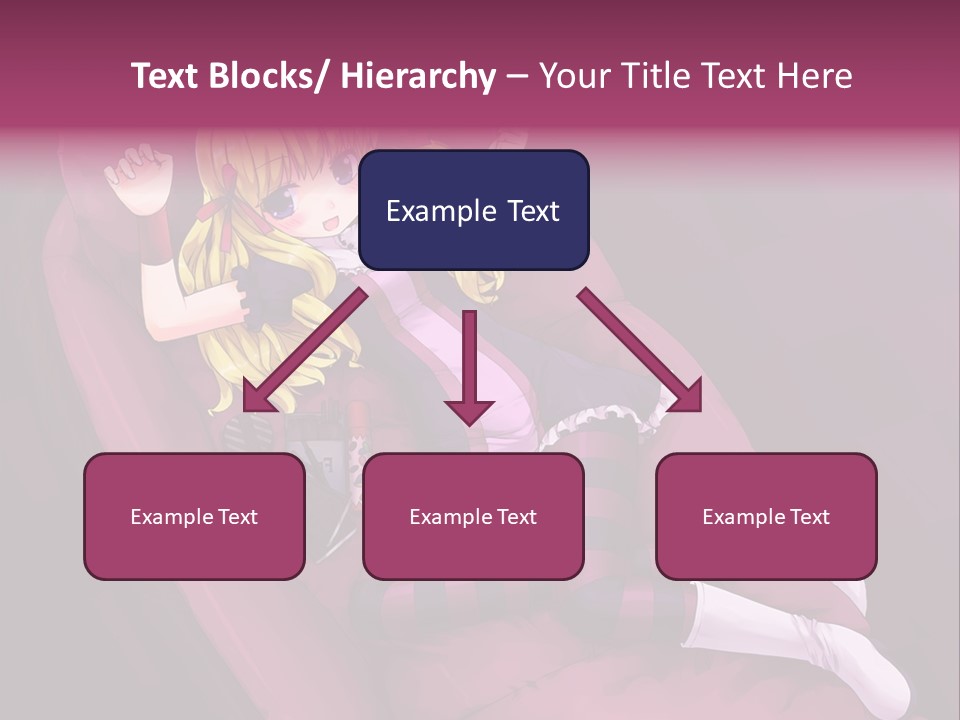 A Girl Sitting In A Chair With A Remote Control In Her Hand PowerPoint Template