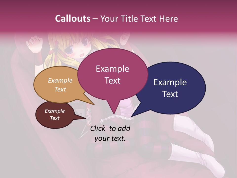 A Girl Sitting In A Chair With A Remote Control In Her Hand PowerPoint Template