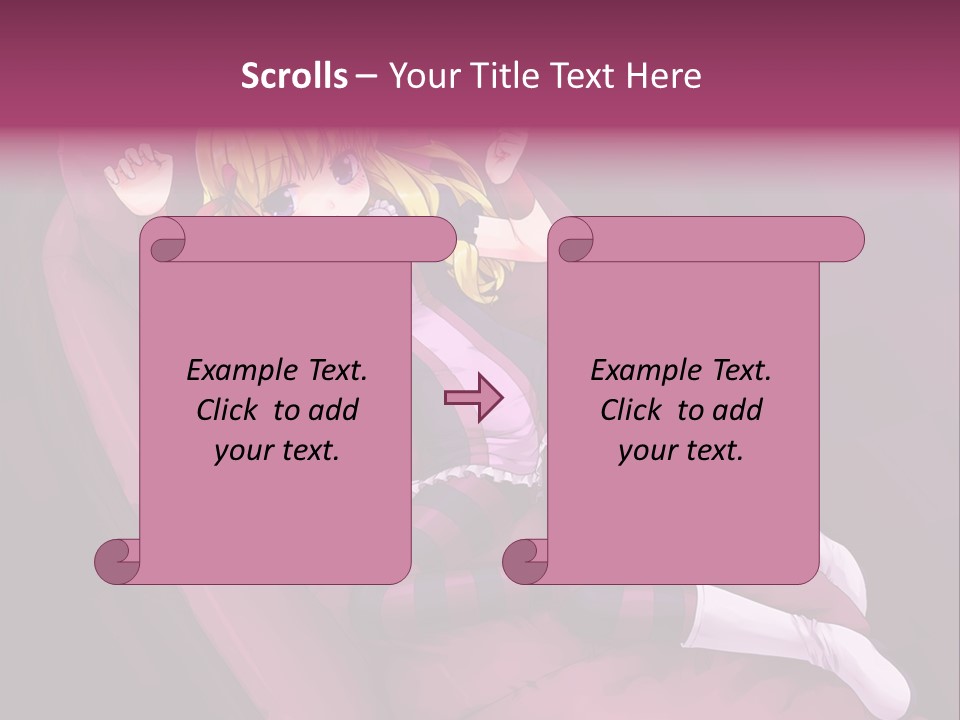 A Girl Sitting In A Chair With A Remote Control In Her Hand PowerPoint Template