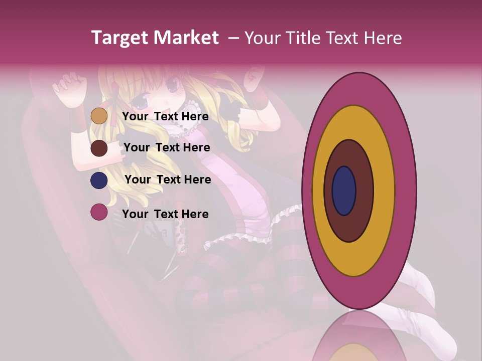 A Girl Sitting In A Chair With A Remote Control In Her Hand PowerPoint Template