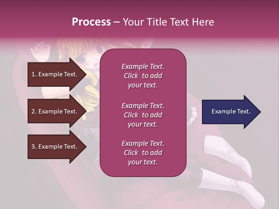 A Girl Sitting In A Chair With A Remote Control In Her Hand PowerPoint Template