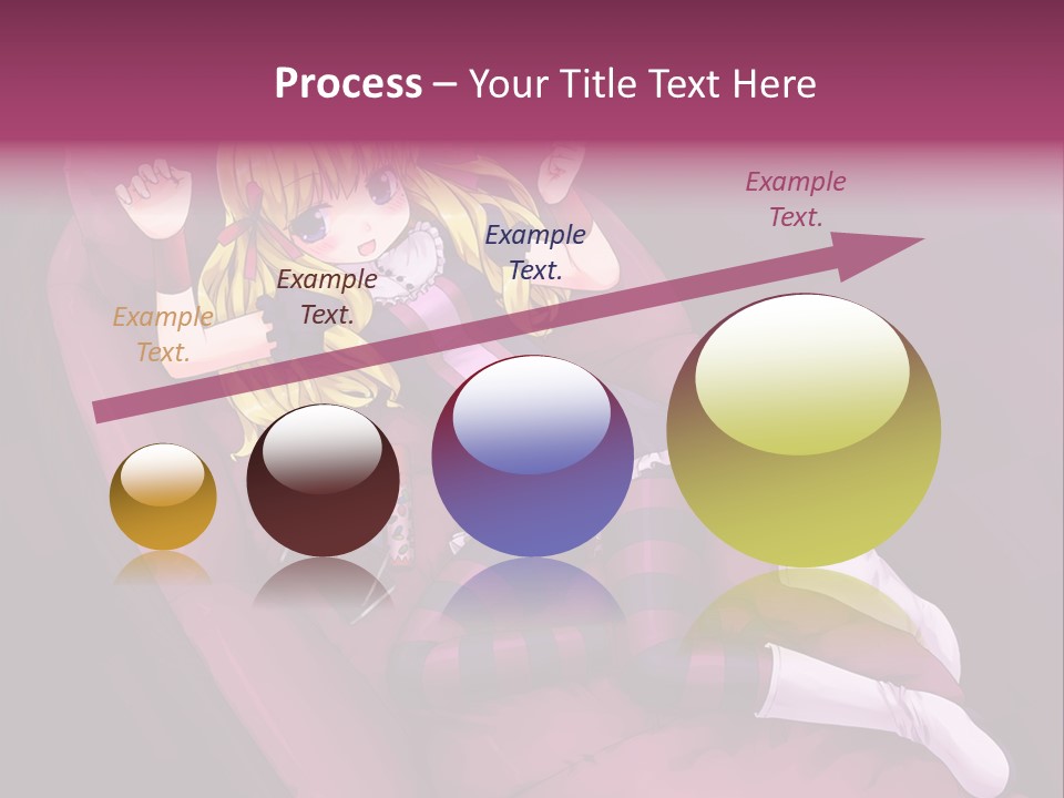 A Girl Sitting In A Chair With A Remote Control In Her Hand PowerPoint Template