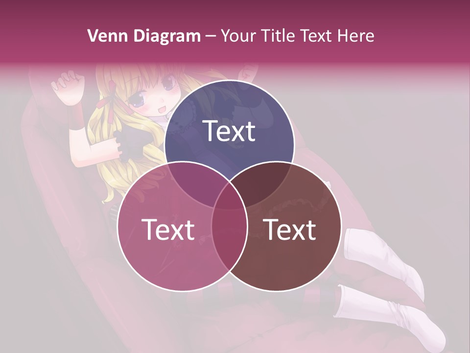 A Girl Sitting In A Chair With A Remote Control In Her Hand PowerPoint Template
