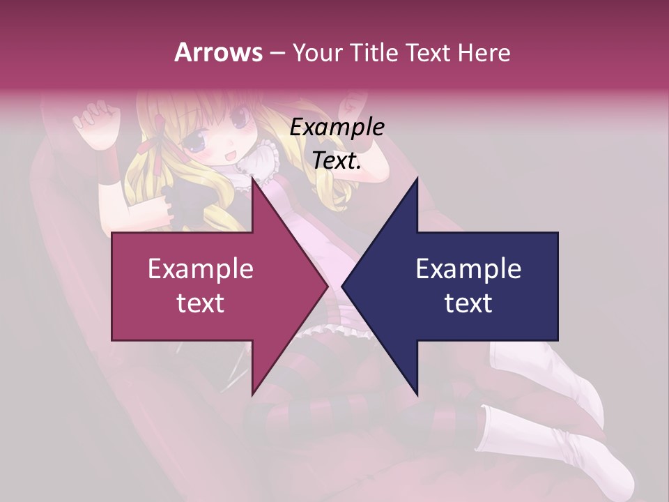 A Girl Sitting In A Chair With A Remote Control In Her Hand PowerPoint Template