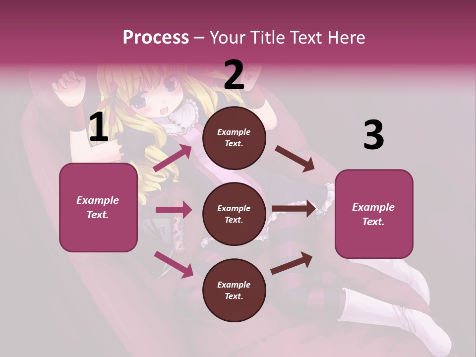 A Girl Sitting In A Chair With A Remote Control In Her Hand PowerPoint Template