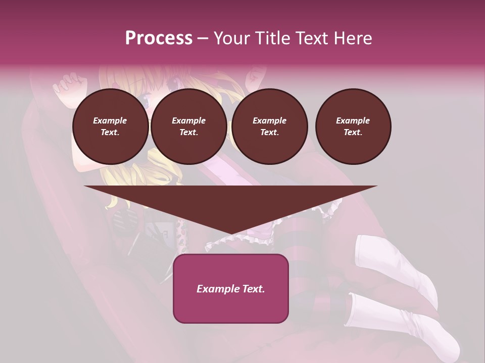 A Girl Sitting In A Chair With A Remote Control In Her Hand PowerPoint Template