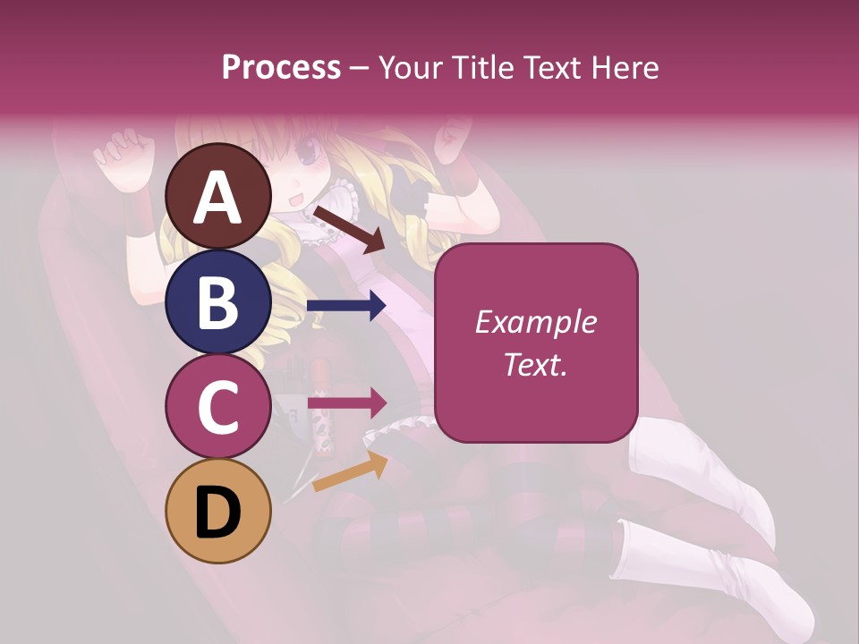 A Girl Sitting In A Chair With A Remote Control In Her Hand PowerPoint Template