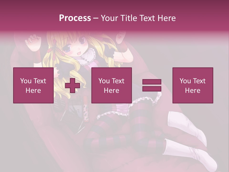 A Girl Sitting In A Chair With A Remote Control In Her Hand PowerPoint Template