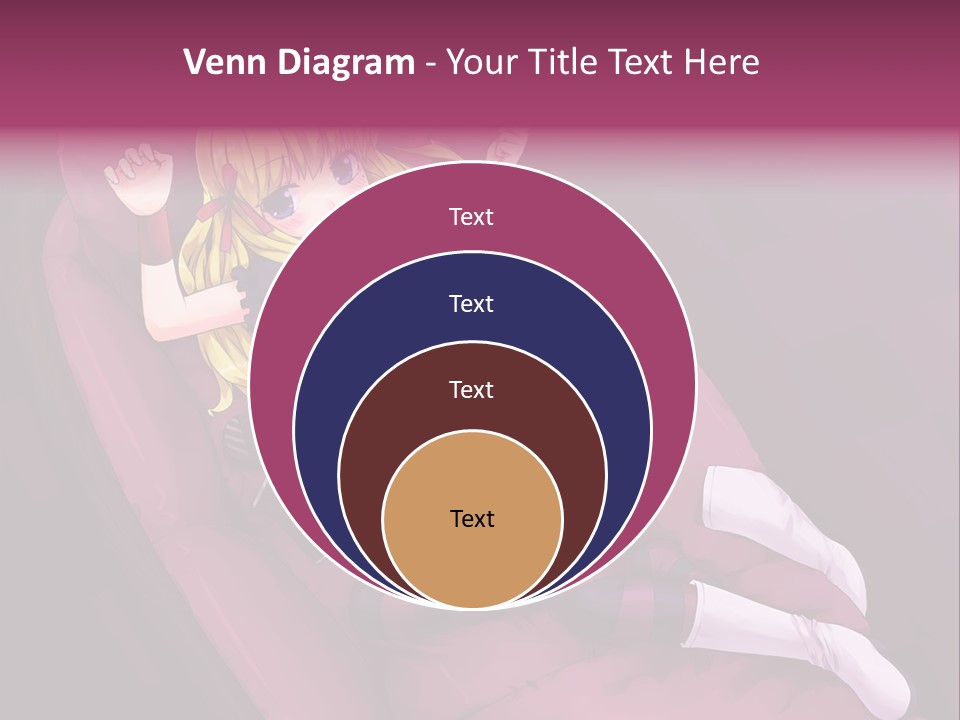 A Girl Sitting In A Chair With A Remote Control In Her Hand PowerPoint Template