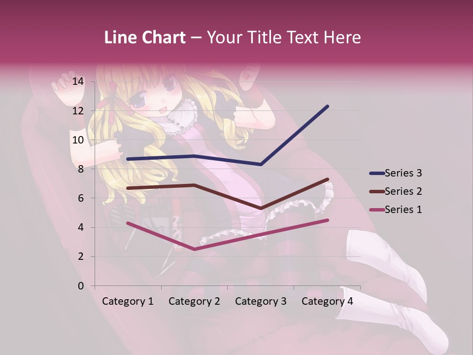 A Girl Sitting In A Chair With A Remote Control In Her Hand PowerPoint Template