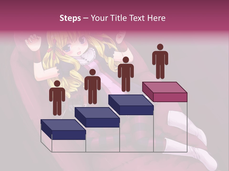 A Girl Sitting In A Chair With A Remote Control In Her Hand PowerPoint Template