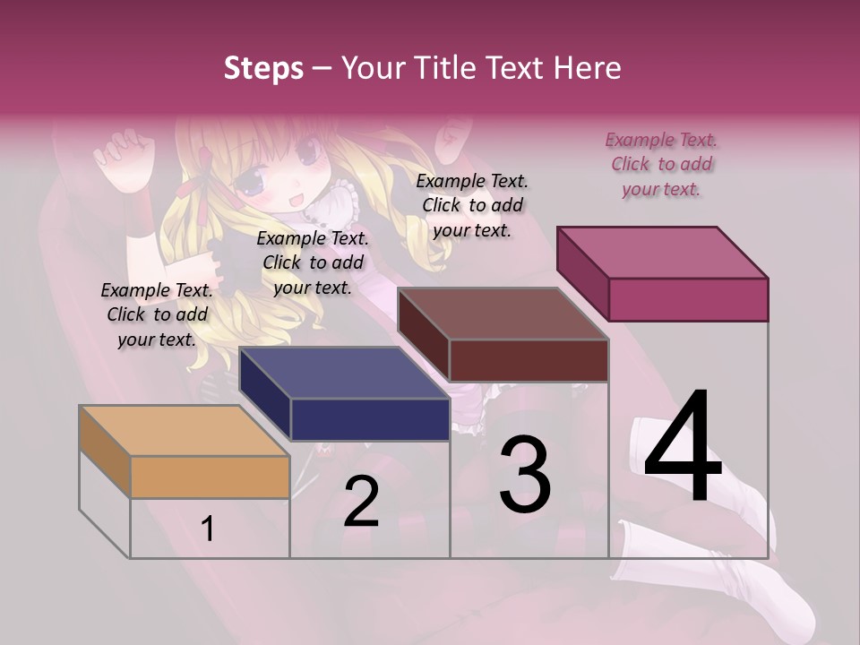 A Girl Sitting In A Chair With A Remote Control In Her Hand PowerPoint Template