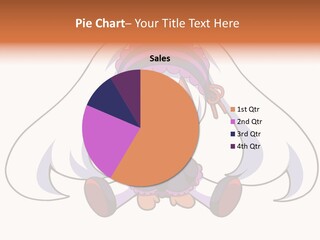 A Cartoon Girl With A Purple Hat And Sunglasses PowerPoint Template