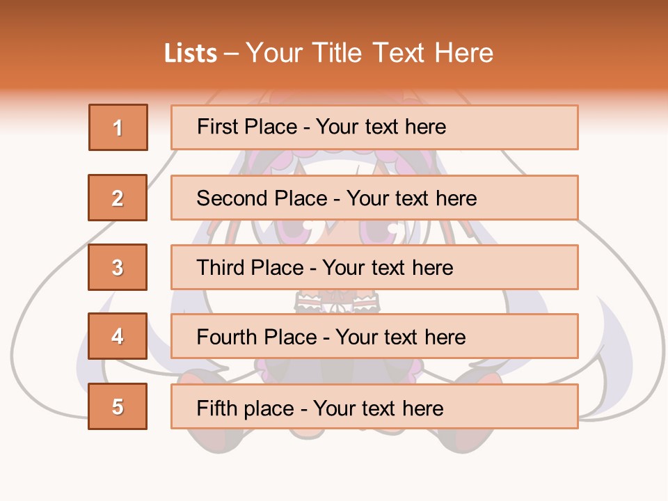 A Cartoon Girl With A Purple Hat And Sunglasses PowerPoint Template