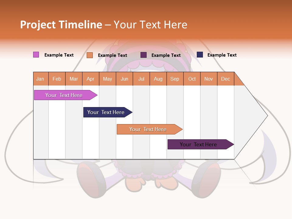 A Cartoon Girl With A Purple Hat And Sunglasses PowerPoint Template