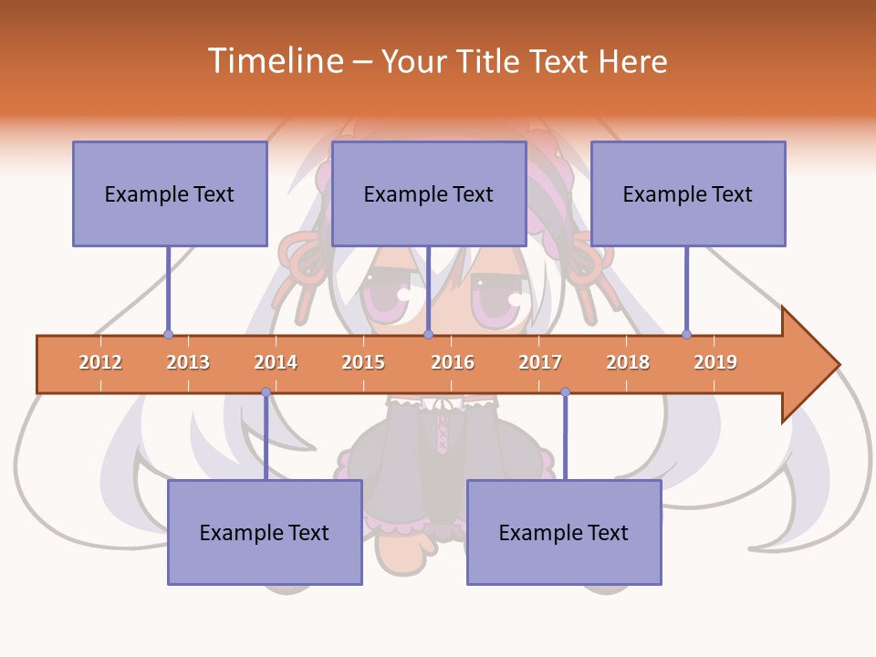 A Cartoon Girl With A Purple Hat And Sunglasses PowerPoint Template