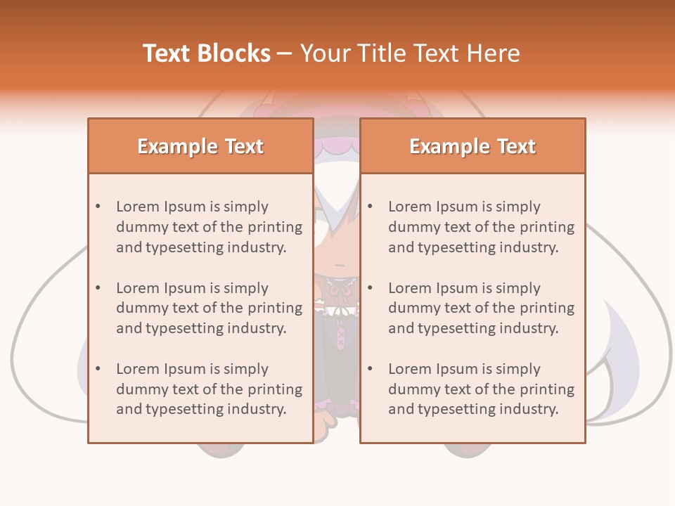 A Cartoon Girl With A Purple Hat And Sunglasses PowerPoint Template