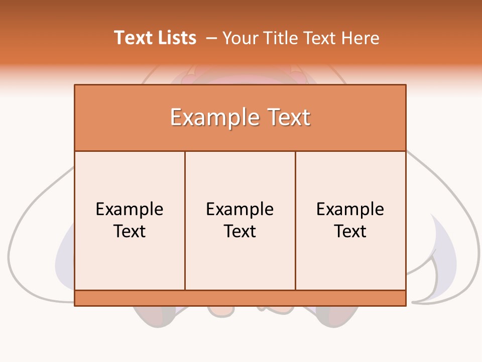 A Cartoon Girl With A Purple Hat And Sunglasses PowerPoint Template