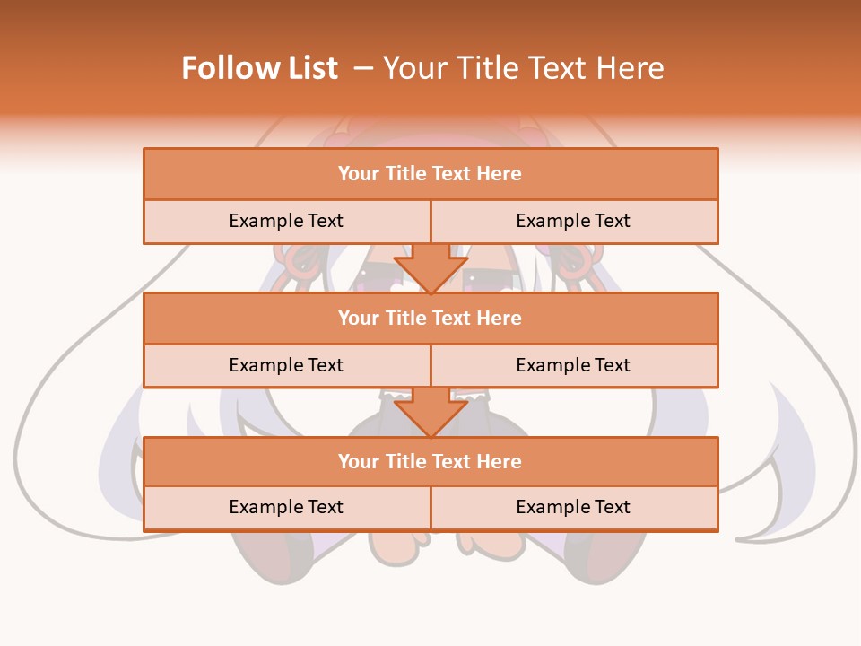 A Cartoon Girl With A Purple Hat And Sunglasses PowerPoint Template
