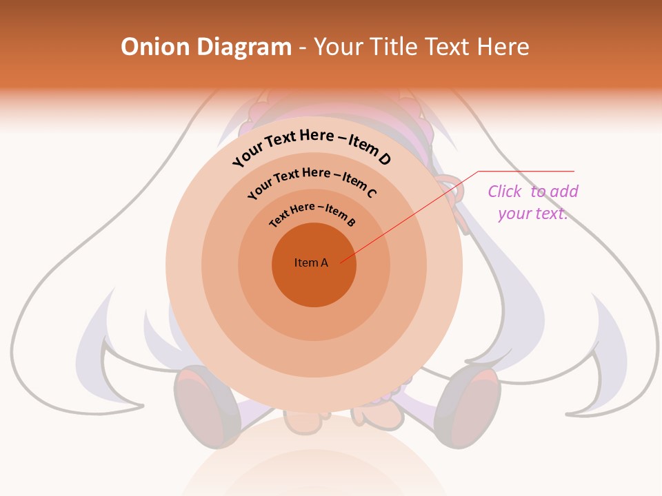 A Cartoon Girl With A Purple Hat And Sunglasses PowerPoint Template