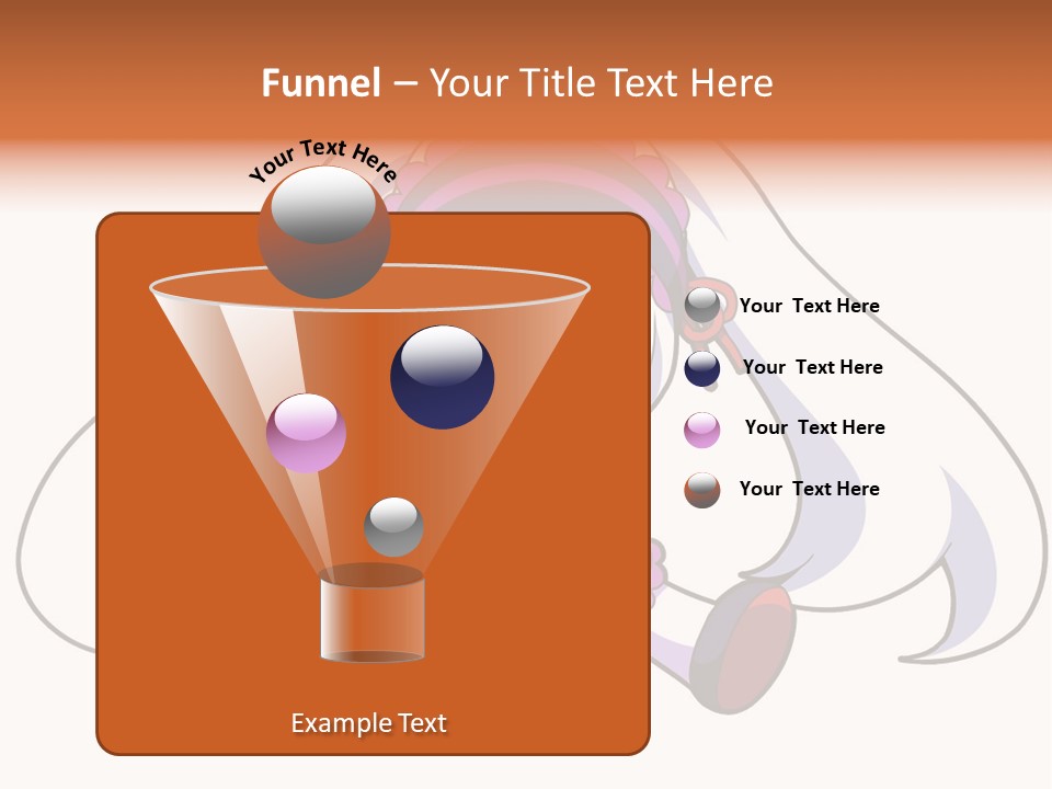 A Cartoon Girl With A Purple Hat And Sunglasses PowerPoint Template