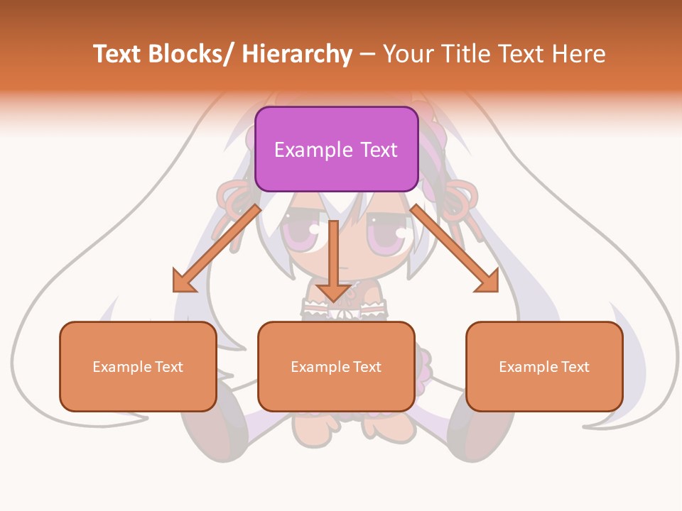 A Cartoon Girl With A Purple Hat And Sunglasses PowerPoint Template