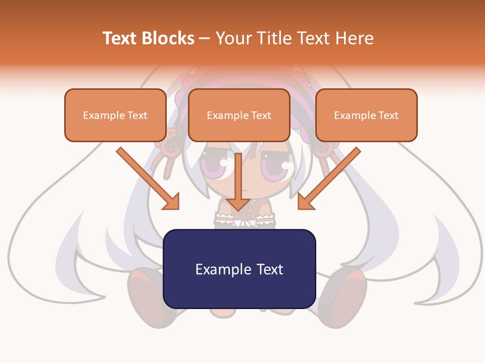 A Cartoon Girl With A Purple Hat And Sunglasses PowerPoint Template