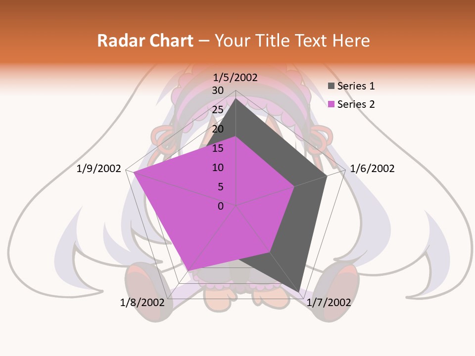 A Cartoon Girl With A Purple Hat And Sunglasses PowerPoint Template