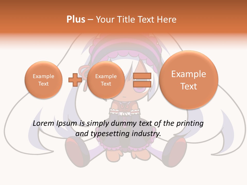 A Cartoon Girl With A Purple Hat And Sunglasses PowerPoint Template