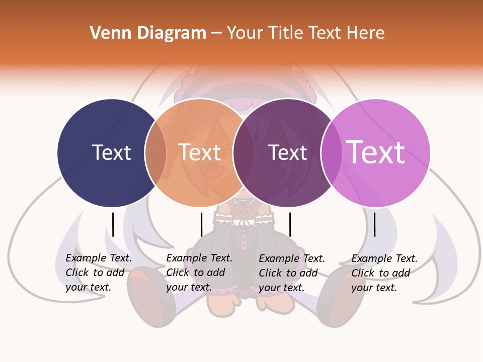 A Cartoon Girl With A Purple Hat And Sunglasses PowerPoint Template